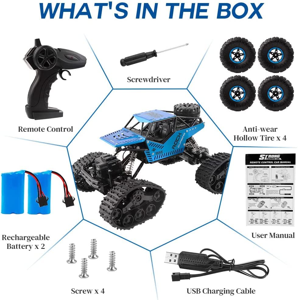 YINSHENG Off-Road RC Car 2-in-1 Blue