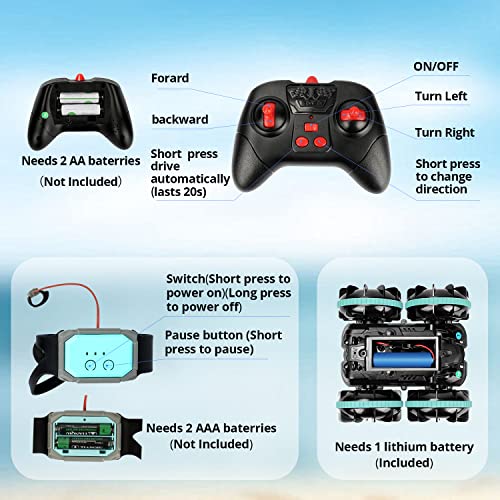 AmazeFun 360° Rotating RC Stunt Car - Gesture Sensor