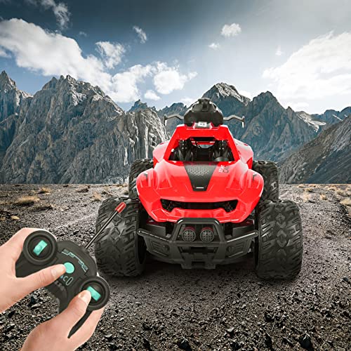 VATOS RC Monster Truck with Spray Mist and LED Lights