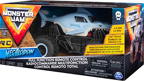 Megalodon Monster Truck Remote Control Car, 1:24 Scale