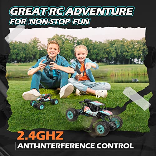 DEERC DE70 Remote Control Truck: Metal Shell, 60+ Mins