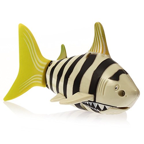 Mini RC Shark Boat: Fun Electric Water Toy for Kids (Yellow)