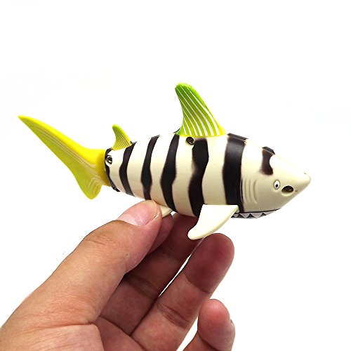 Mini RC Shark Boat: Fun Electric Water Toy for Kids (Yellow)