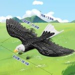 HAWK'S WORK RC Eagle, 2 CH RC Plane Ready to Fly, 2.4GHz Remote Control Airplane, Easy to Fly RC Glider for Kids & Beginners