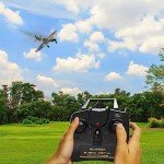 VOLANTEXRC RC Plane 4-CH Remote Control Airplane Ready to Fly Spitefire Radio Controlled Aircraft for Beginners with Xpilot Stabilization System, One Key Aerobatic (761-12 RTF)