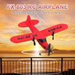 yusvwkj RC Airplane Easy to Fly EPP RC Plane with USB Charging, 2.4GHz Remote Control Glider,Suitable for Beginners, Children and Adults Red