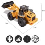 Top Race RC Digger Front Loader Toy
