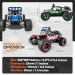 BEZGAR TB141 RC Car - 1:14 Scale Off-Road Monster Truck