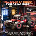 BEZGAR TB141 RC Car - 1:14 Scale Off-Road Monster Truck
