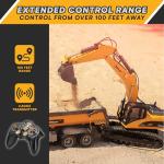 15 Channel RC Excavator Truck with Lights and Sound