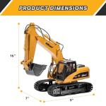 15 Channel RC Excavator Truck with Lights and Sound