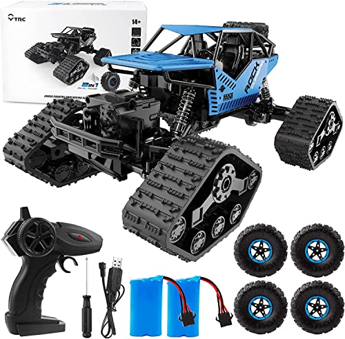 RC Off-Road Car 2-in-1: All Terrain Monster Truck (Blue)