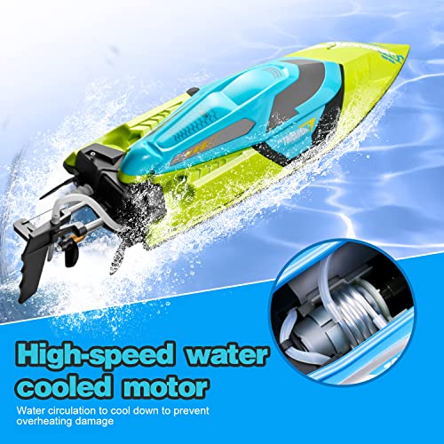 4DRC S2 High Speed RC Boat with LED Lights