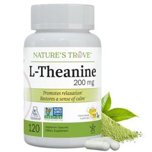 Nature's Trove L-Theanine 200mg - 120 Capsules