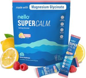 Nello Supercalm Raspberry Lemonade Drink Mix, 20 Ct