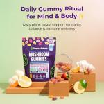 Organic Ashwagandha & Lion's Mane Gummies for Focus