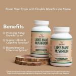 Organic Lions Mane Capsules for Brain Support