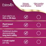 Estroven Menopause Relief Supplement for Women, 28 Ct
