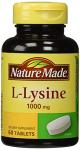 Nature Made L-Lysine 1000 mg for Stress Relief