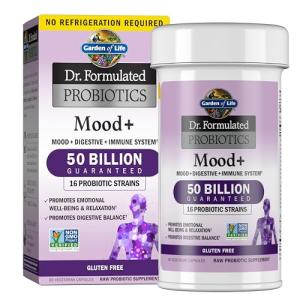 Garden of Life Mood+ Probiotics for Stress Relief