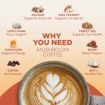 RYZE Mushroom Coffee with Adaptogens for Focus