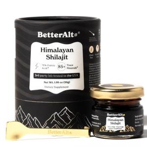 Pure Himalayan Shilajit Resin for Focus & Energy