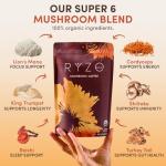 RYZE Mushroom Coffee with Adaptogens for Focus