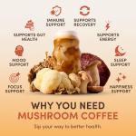 RYZE Mushroom Coffee with Adaptogens for Focus