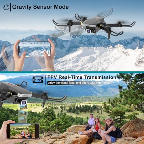 Foldable Drone with 720P Camera for Kids/Adults/Beginners