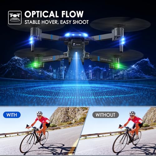 Foldable RC Quadcopter: H24 Drone with 1080P Camera