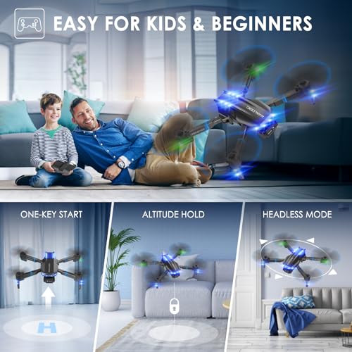 Foldable RC Quadcopter: H24 Drone with 1080P Camera