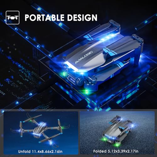 Foldable RC Quadcopter: H24 Drone with 1080P Camera