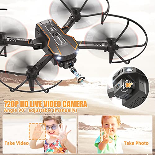 Q10 Mini Drone with Camera, 720P HD FPV Quadcopter