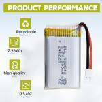 5 Lithium Batteries + Charger for Syma Drones