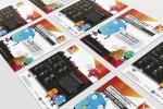 Colorful Printed Flyers in A7 to A3 Sizes