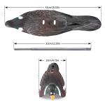 6 Pack Dove Decoys Half Shells for Hunting