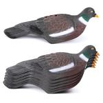 6 Pack Dove Decoys Half Shells for Hunting