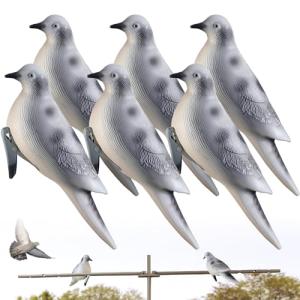 Bucherry 6 Pack Realistic Dove Hunting Decoys