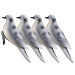 Bucherry 4 Pack Realistic Dove Decoys