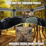 Portable 3-Panel Hunting Blind for Dove Hunting