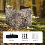 Portable 3-Panel Hunting Blind for Dove Hunting