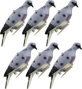 GUGULUZA 6-Pack Realistic Dove Decoys