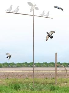 NamcheBarwa 9 ft Portable Dove Decoy Stand