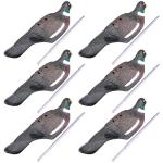 6 Pack Dove Decoys Half Shells for Hunting