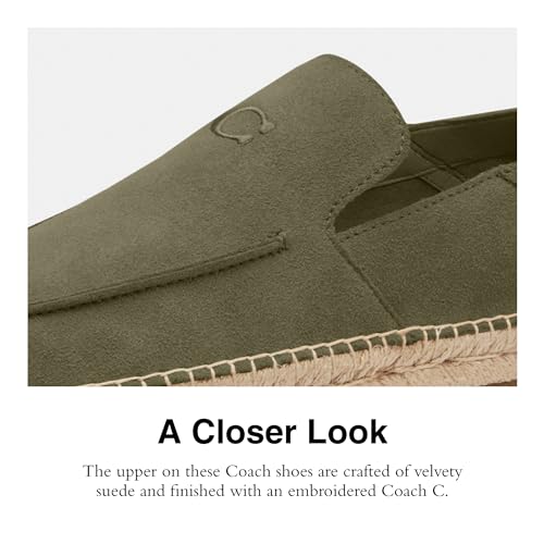 Coach Men's Olive Drab Reilly Espadrille Loafers