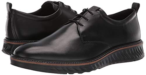 ECCO Men's Black ST.1 Hybrid Plain Toe Derbys