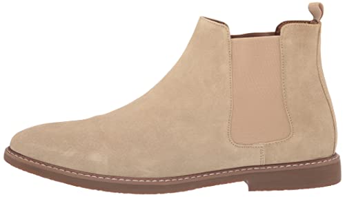 Steve Madden Highline Chelsea Boot, Sand Suede, Size 9.5