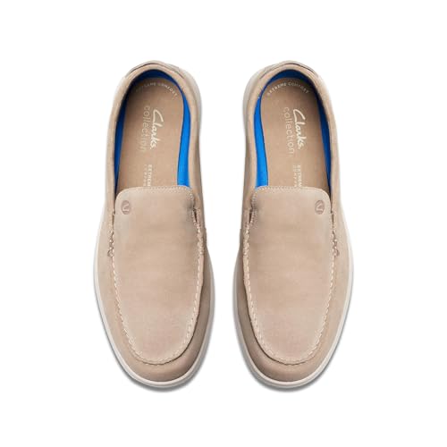 Clarks Men's Wide Sand Suede Moccasin (Size 12)