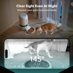 Smart Cat Feeder with Camera and 2-Way Audio