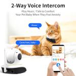 Interactive Pet Camera with Laser and Night Vision